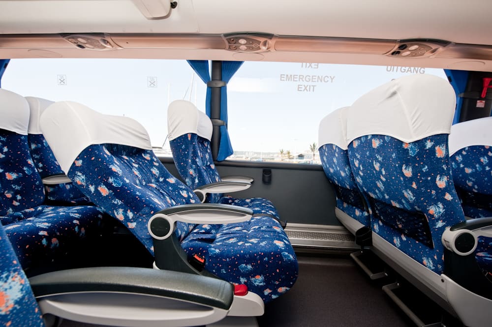 36-Seater Irizar Luxury Coach Cabin Interior