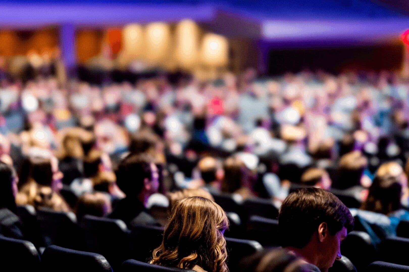 Delegates seated in Conference Auditorium