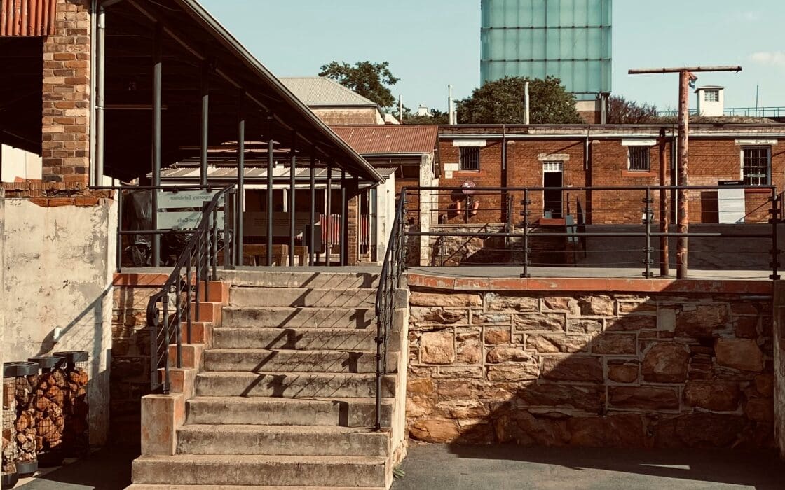 Stairs at Constitution Hill Pretoria