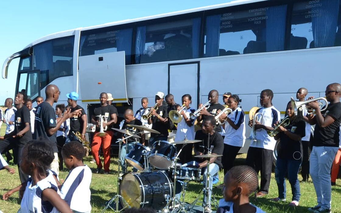 Group Tour Bus Rental with Musician Children