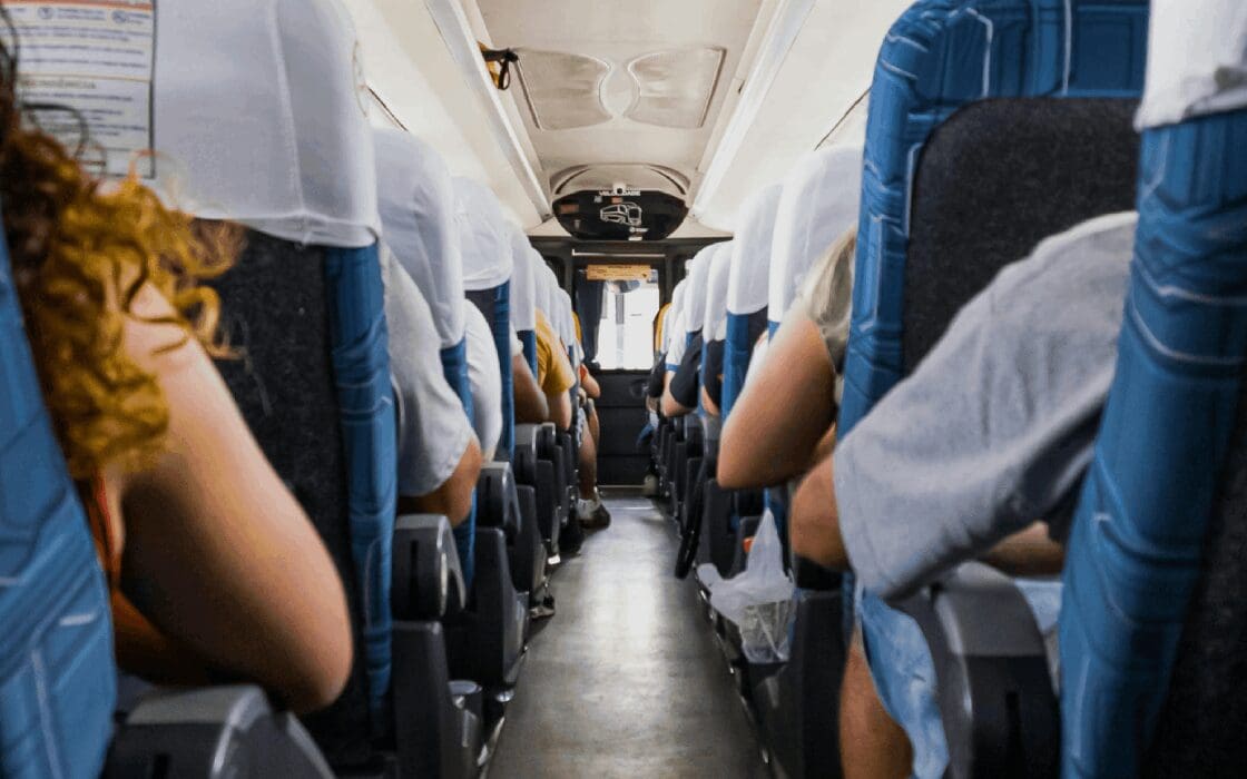 Tourist Group on luxury coach tour